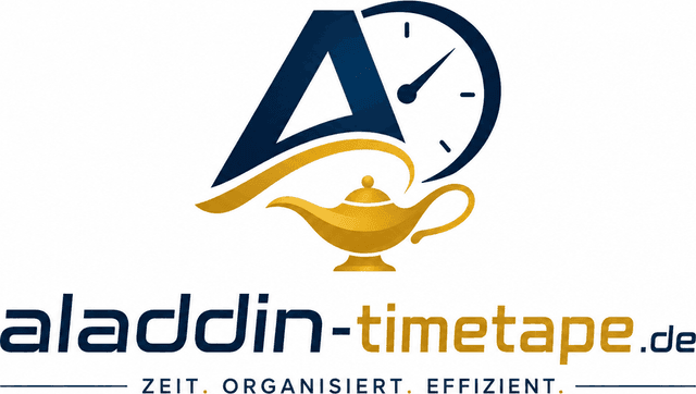 aladdin-timetape.de — Zeit. Organisiert. Effizient.